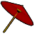 赤い唐傘