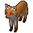 子狐の像