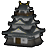 和風のお城の家