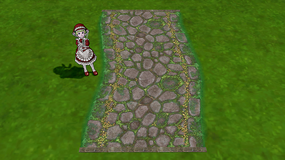 花咲く一軒家のタイル[FP] 