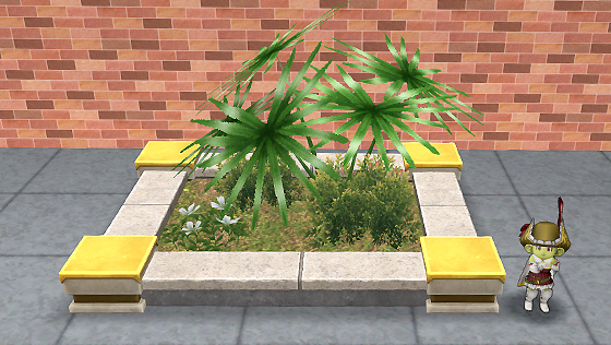 アマラーク城の花壇[FP] 