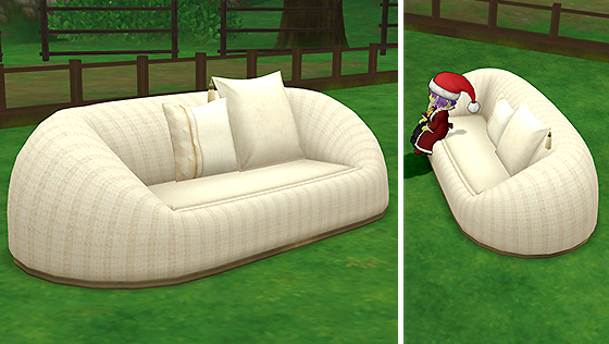 ホワイト庭用ソファ[FP] 