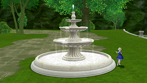 クラシカルホテルの噴水[FP] 