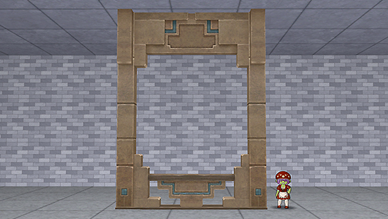 花咲く一軒家の衝立[FP] 