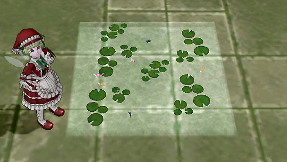 森の水車小屋の水辺[FP] 