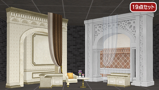 シャトーホテルの家具庭具セット[FP]