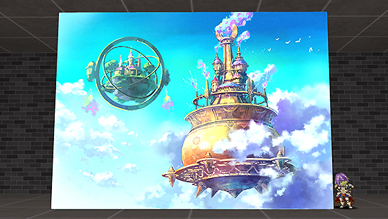 エテーネ王宮の背景壁改[FP] 