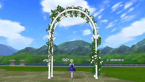 ヴィラスイートのアーチ[FP] 