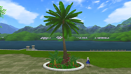 ヴィラスイートの植栽[FP] 