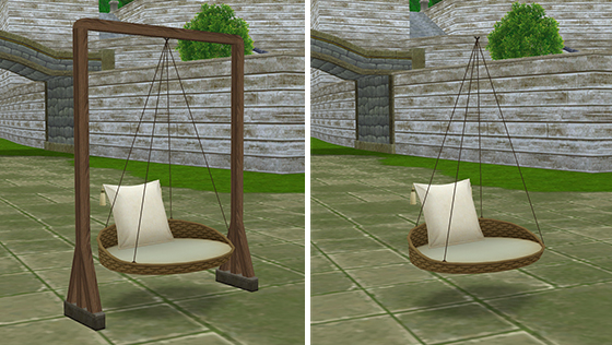 森の水車小屋のブランコ[FP] 