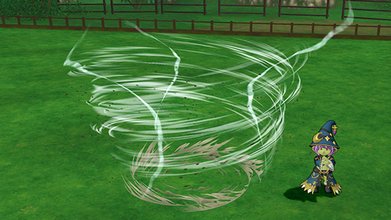 つむじ風エフェクト・庭[FP] 