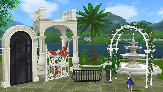 シャトーホテルの家具庭具セット[FP]