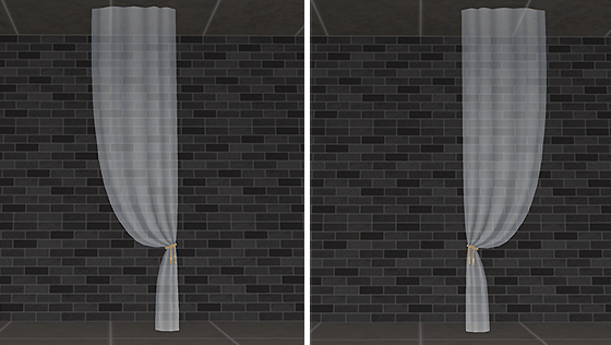 ヴィラスイートの窓掛[FP] 