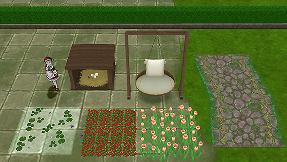 パストラルハウスの家具庭具セット[FP] 