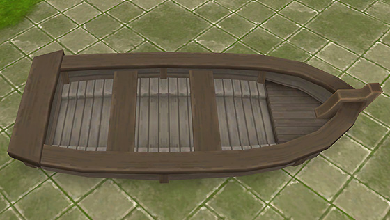 スレア海岸の木製ボート[FP] 
