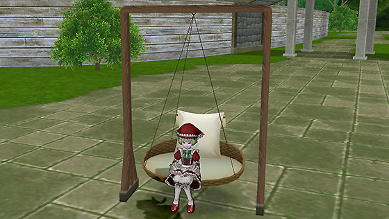 森の水車小屋のブランコ[FP] 