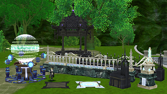 グリモワの館の家具庭具セット[FP] 