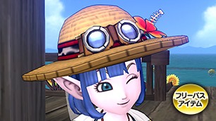 夏の渚の麦わら帽[FP] 